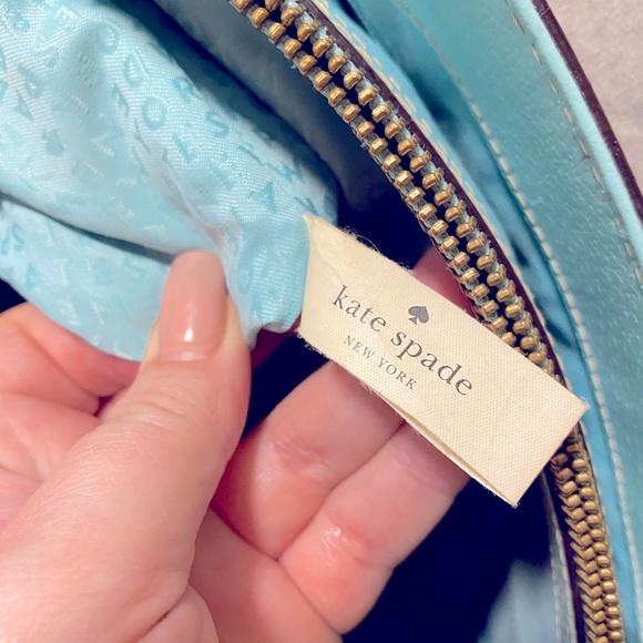 Kate Spade Teal Purse - Picture 5 of 7